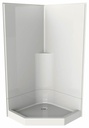 CSS36 38 Neo-Angle Center Crain Corner 2-Piece Shower