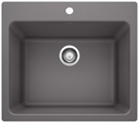 Liven 1 Bowl Dual Mount Laundry Silgranit Sink