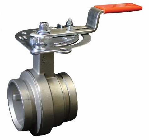 3" Vic-300 MasterSeal Stainless Steel Butterfly Valve w/Handle Series 461