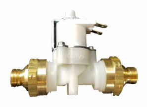 3/4" SOLENOID W/ADAPTORS FOR 3/8" COMPRESSION