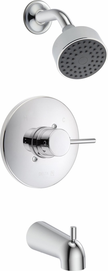 Modern Cylindrical Project Pack Tub and Shower Trim