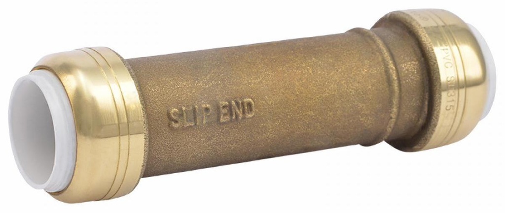 1/2" PVC x 1/2 PVC Schedule 40 Slip Repair Coupling