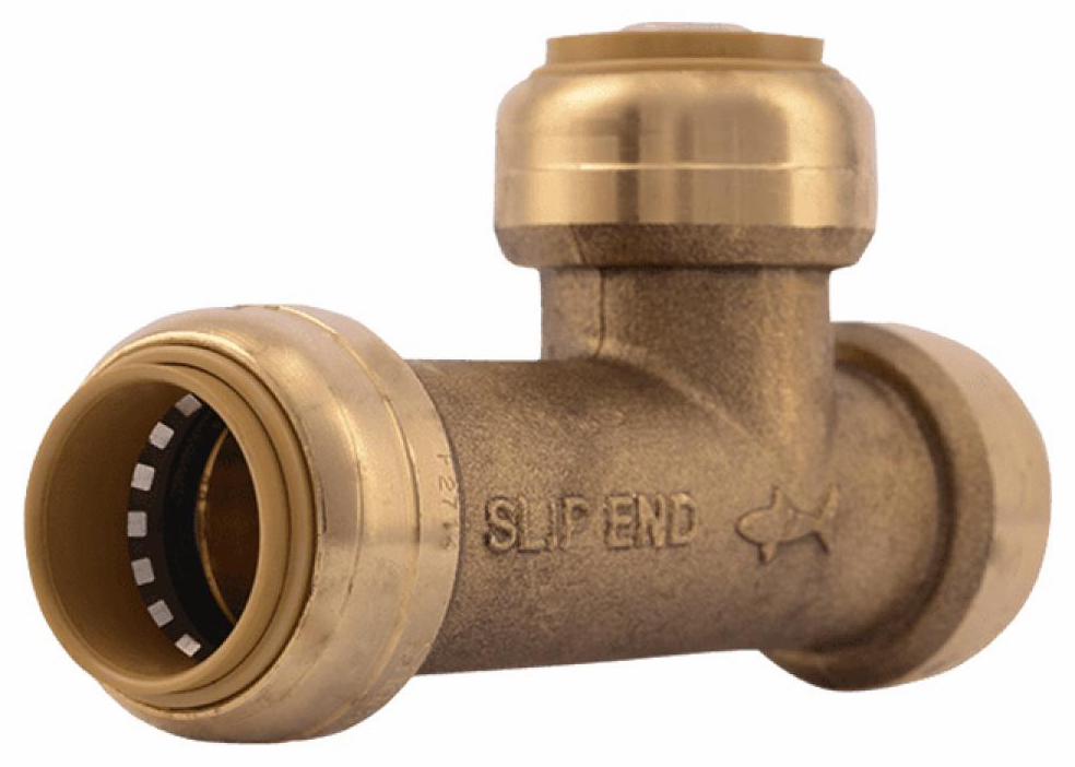 3/4" x 3/4" x 3/4" Slip Tee Lead Free