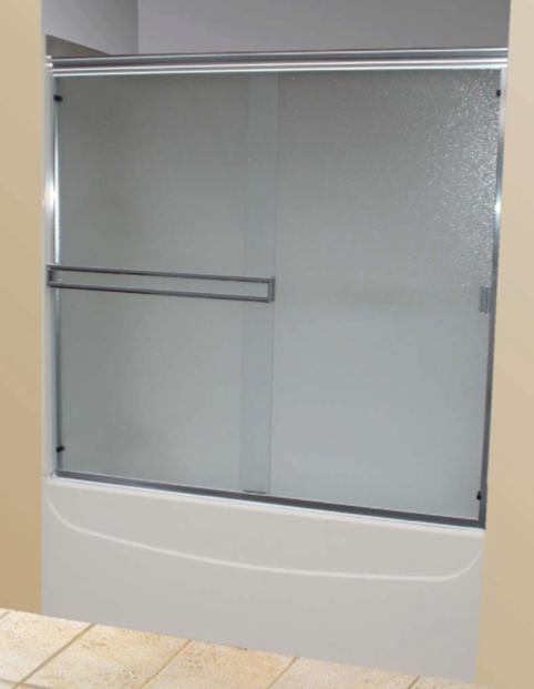 2 Panel Sliding Tub Door