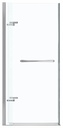 Reveal 71 32.5-35.5" x 71.5" Alcove Pivot Shower Door