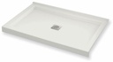 B3Square 4832 Center Drain Right Corner Shower Base
