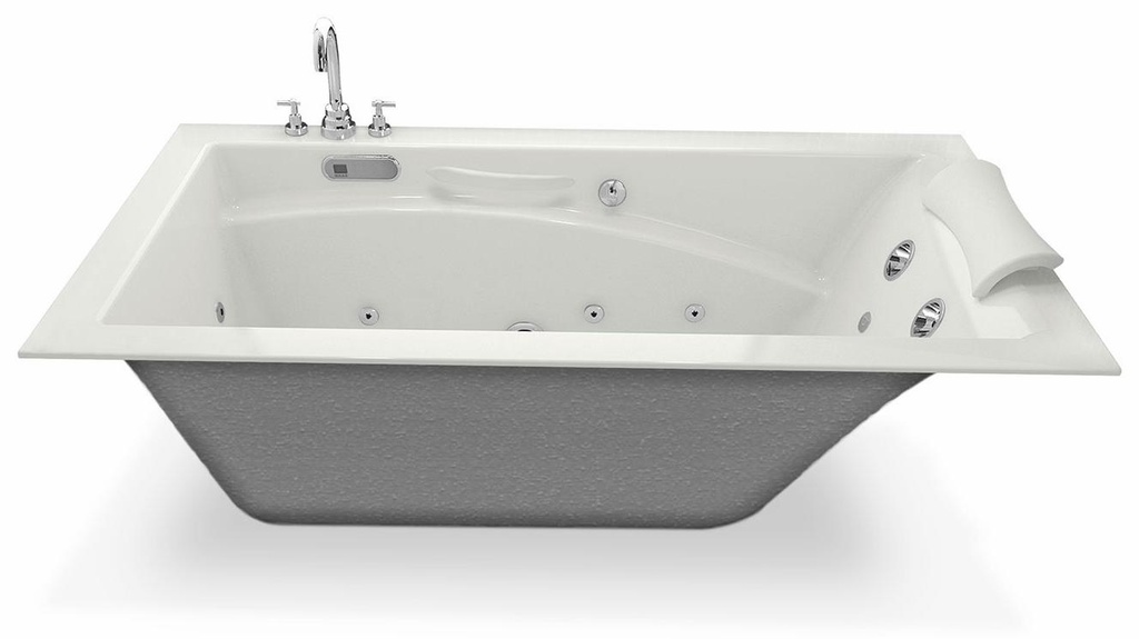 Optik 6032 LH Drain Alcove Tub