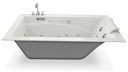 Optik 6032 RH Drain Alcove Tub