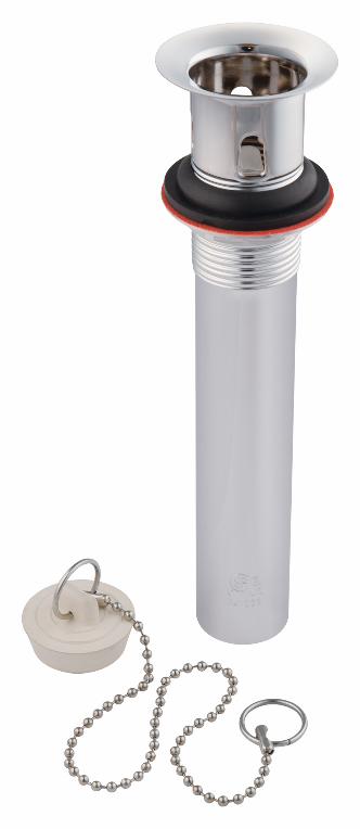 Plug & Chain Bathroom Sink Drain with Overflow