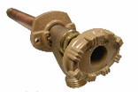 Model 16 Wall Faucet CP Inlet 8 Inch