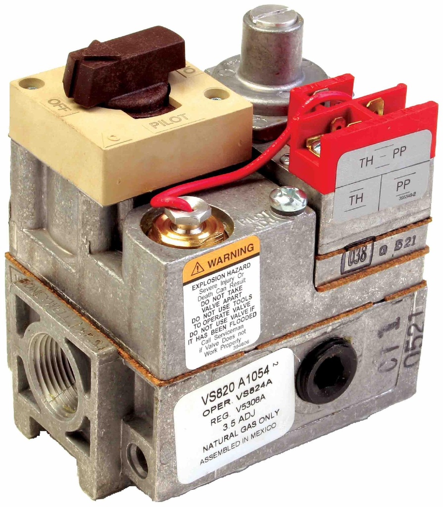 Standing Pilot Millivolt Gas Valve
