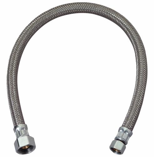 16" Flexible Faucet Connector 3/8" Comp x 1/2" FIP