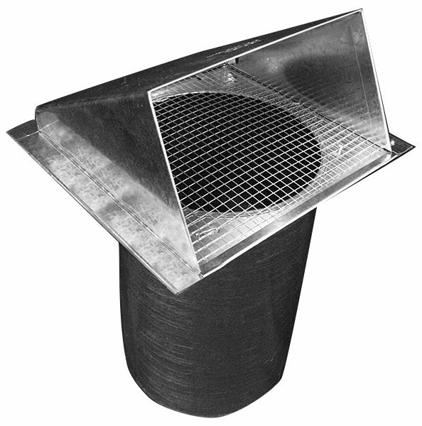 6" Fresh Air Intake Galvanized