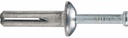 1/4" X 1" Zamac Nailin Hammer Drive Anchor, Mushroom Head (100/Pkg)