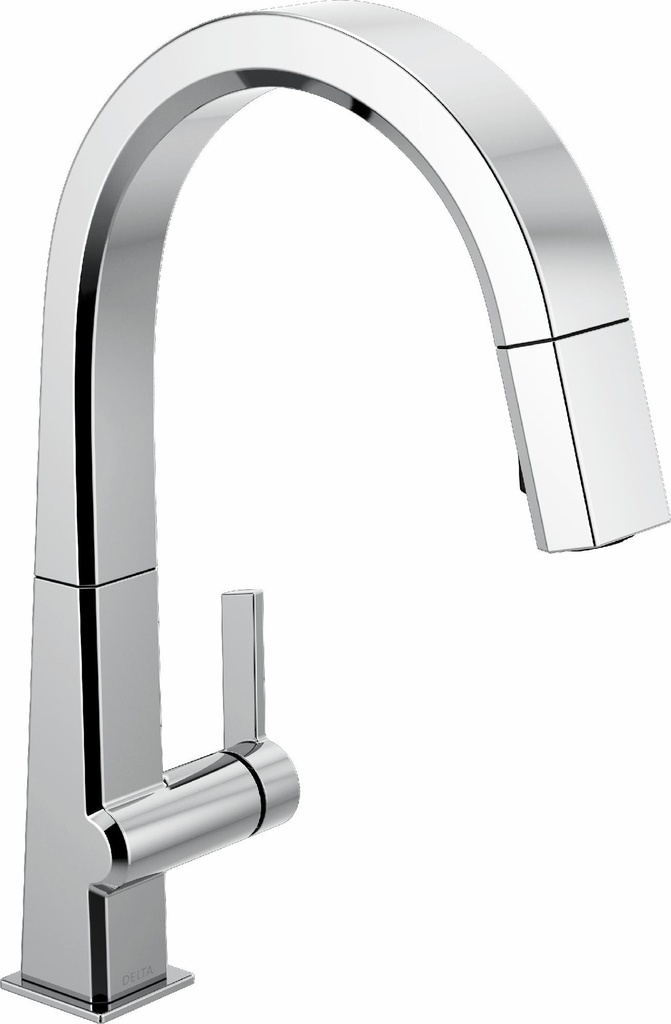 Pivotal Kitchen Faucet with Pulldown Spray