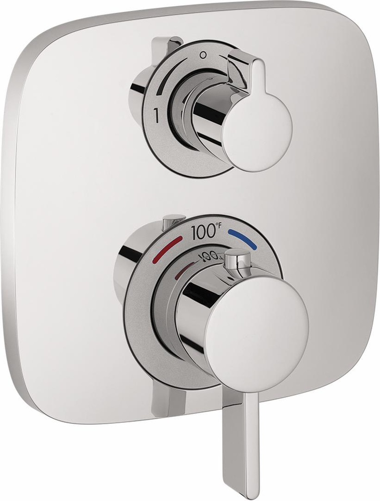 Ecostat E Soft Cube Thermostatic Valve Trim with Volume Control and Diverter