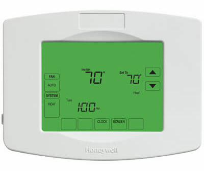 Z-WAVE VISIONPRO 8000 7-DAY PROGRAMMMABLE TOUCHSCREEN THERMOSTAT. UP TO 3H/2C HEAT PUMP AND UP TO 2H/2C CONVENTIONAL