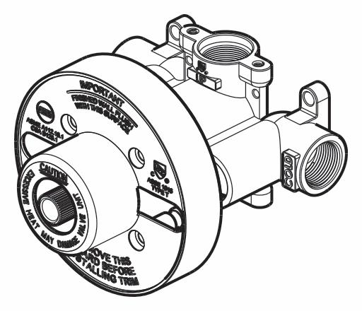 3/4" Thermostatic Shower Rough-In Valve