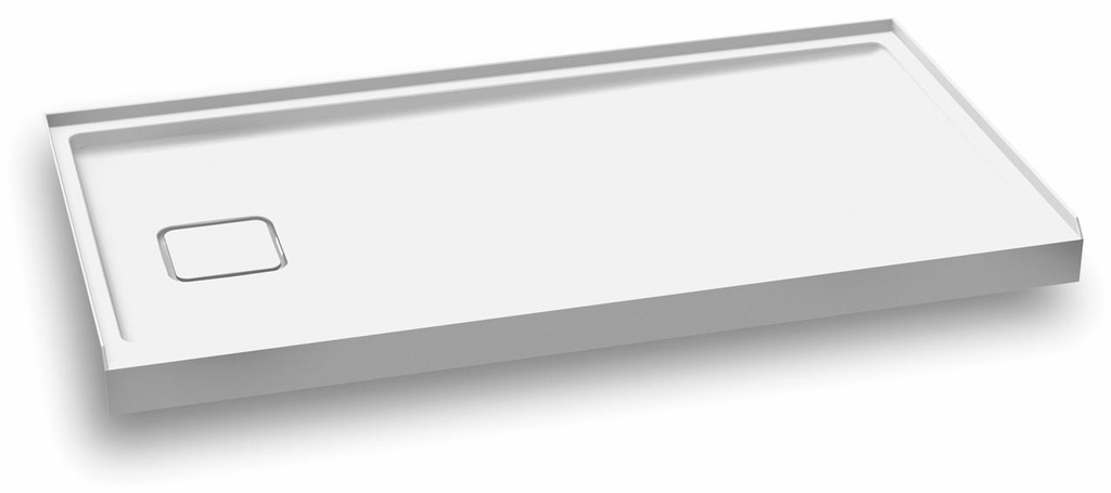 Kover 60" x 32" Alcove Acrylic Shower Base with LH Drain