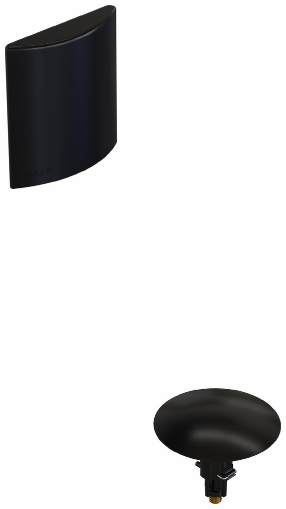 Clicker Waste & Overflow Trim Kit with Square Slide-On