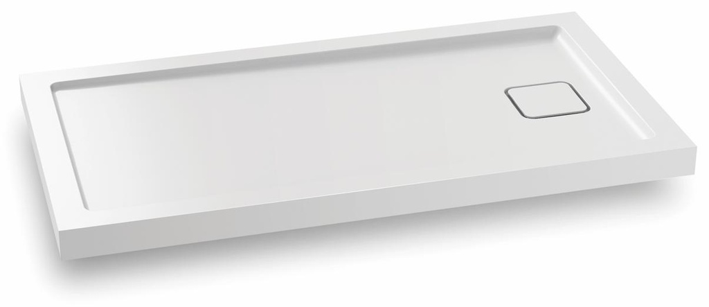Kover 60" x 32" Acrylic Shower Base with End Drain