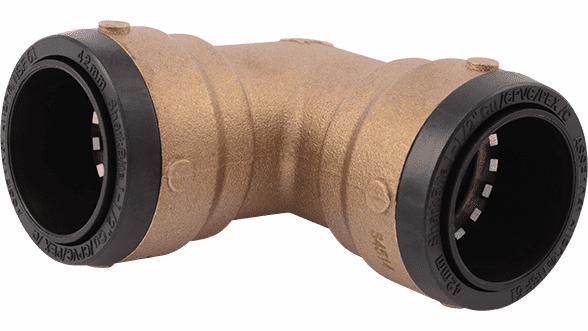 1-1/2" x 1-1/2" 90 Deg Elbow Lead Free