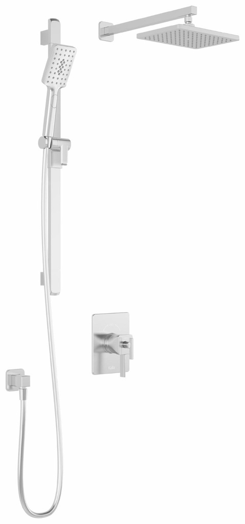 SquareOne TCD1 Thermostatic Coaxial Shower System with Wall Arm