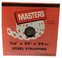 Masters Strapping Steel 24g 25' 3/4"