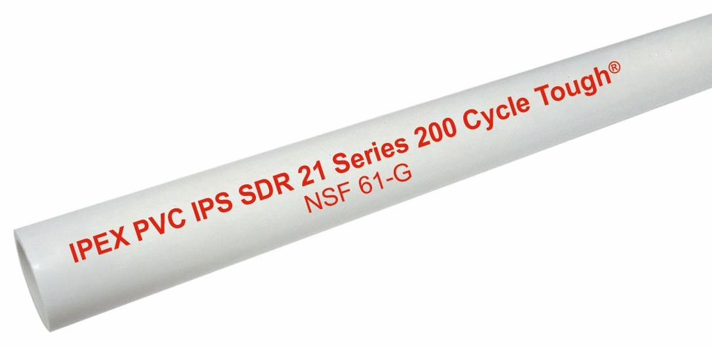 3/4"x20' PVC SDR21 IPS PIPE CSA B/E
