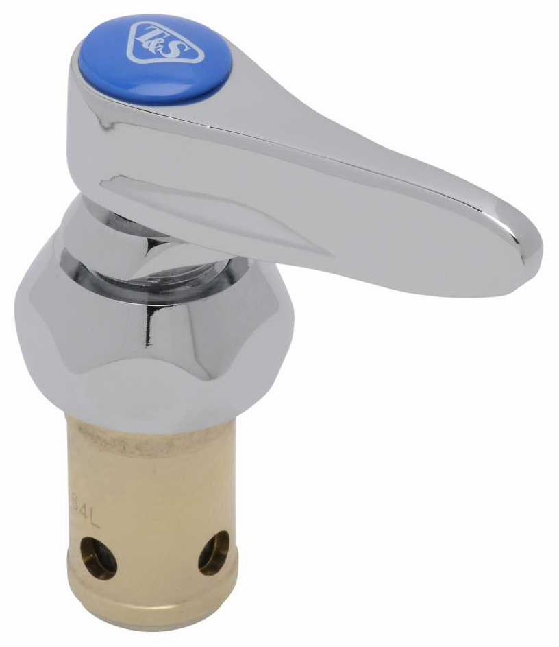 Eterna Cartridge w/ Spring Check, LTC (Cold), Lever Handle, Screw & Blue Index Button "New-Style"