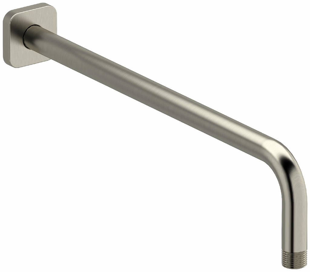 16" Wall Mount Shower Arm With Square Escutcheon