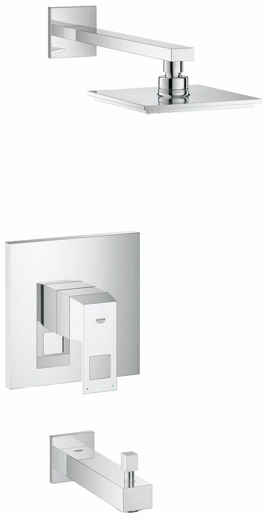 Eurocube Pressure Balance Tub and Shower Trim