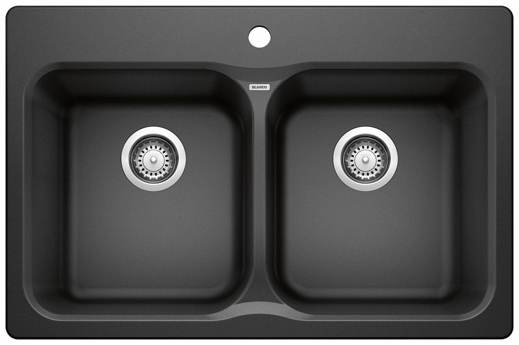 Vision 210 2 Bowl Drop-In Silgranit Sink