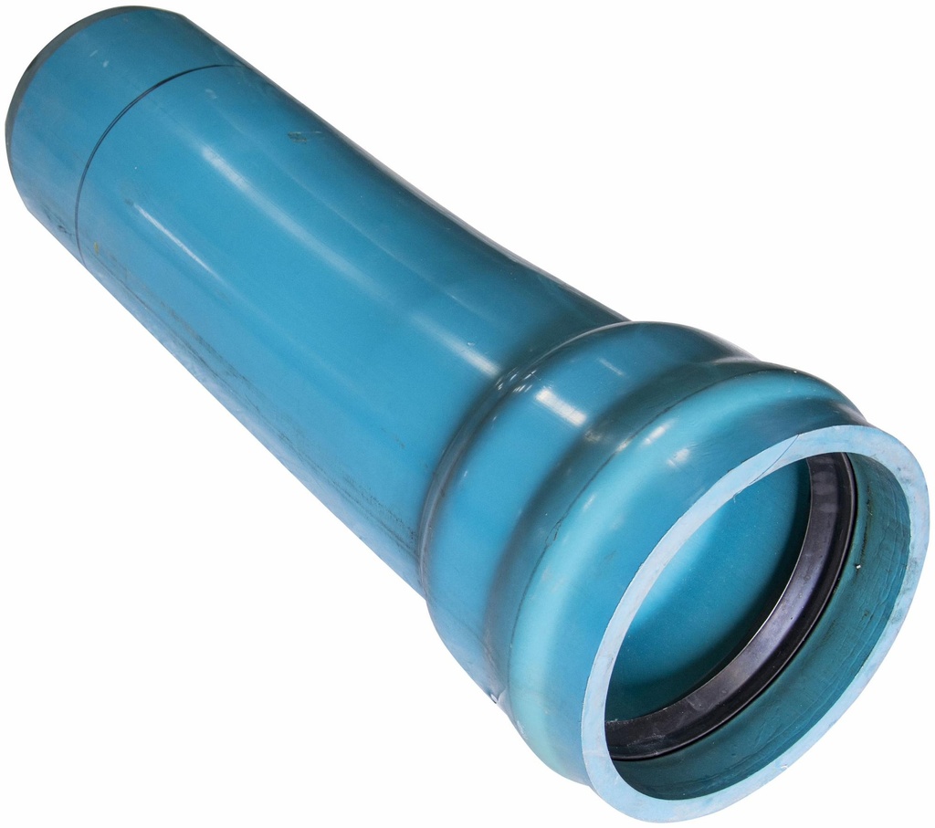 12"x5D PVC BEND CIOD DR18 BxSP T.B. FAB BLUE BRUTE