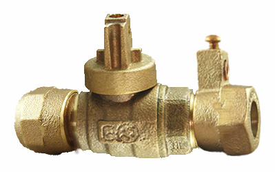 N/L F/PORT B/V CURB - 1" CB x 1" CB ELECT TAIL