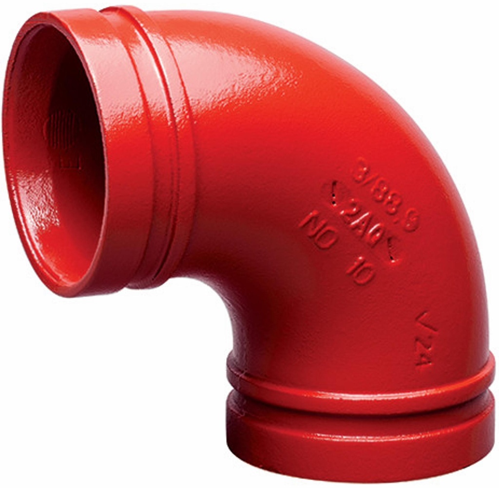 1-1/4" 90 Elbow Galvanized FireLock 10