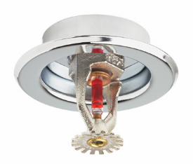 1/2" Standard Response 155F K5.6 Pendent Sprinkler Head Chrome FireLock V2707