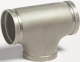 8" Grooved 304SS Stainless Steel Tee No. 420