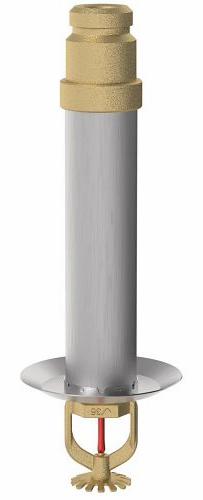 1" Quick Response Dry 155F K5.6 Sleeve Pendent Sprinkler 12" FireLock V3606
