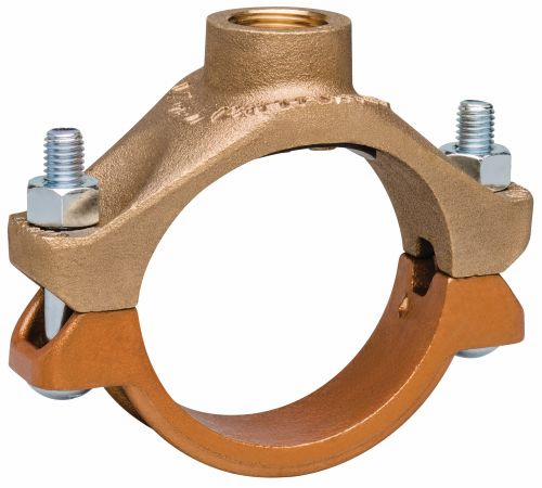 2-1/2" x 1-1/2" Mechanical Tee Branch Outlet for Copper EDPM Gasket Style 622