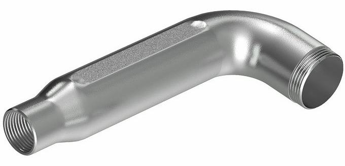 1/2" AQF LD RD 90 Reducing Long Elbow