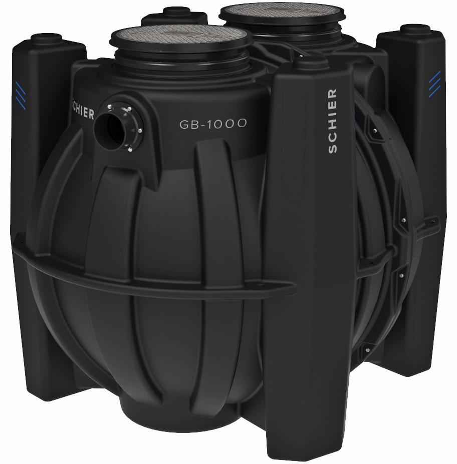 GB-1000 Great Basin High Capacity Grease Interceptor with Safety Star 100 GPM (Below Grade)