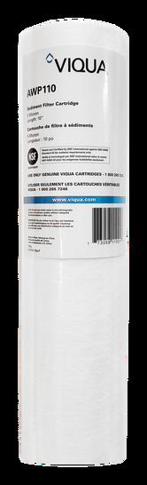 CARTRIDGE, 9 7/8" GROOVED PP, 5 MICRON SEDIMENT, NSF 42