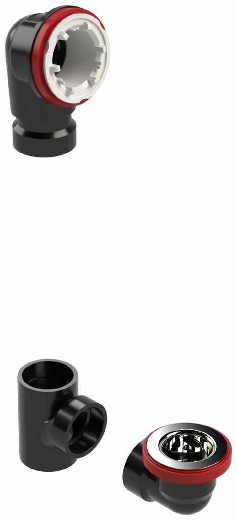 ABS Offset Waste & Overflow Standard Rough-In Full Kit