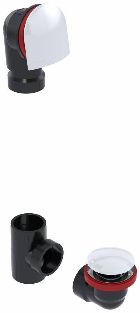 Clicker ABS Offset Waste & Overflow Kit