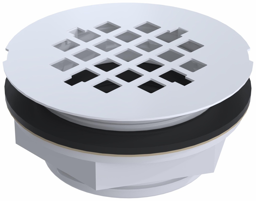 2-Piece PVC Shower Drain x Comp