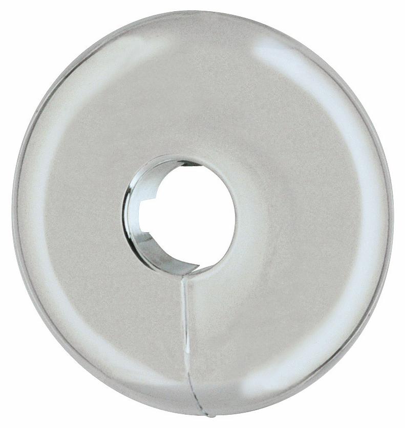SNAP-ONE POLY FLOOR & CEILING PLATE 1 CTS CHROME 1/BG