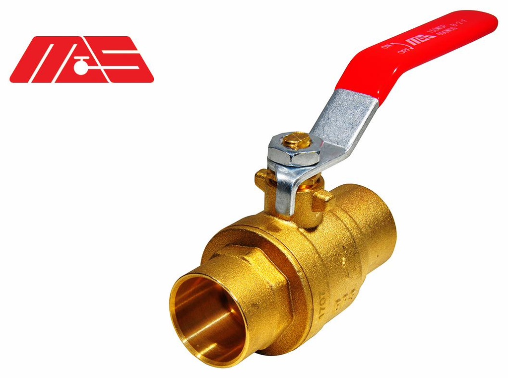 MAS B-2F 2 CxC BRASS BALL VALVE