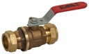 013-55500 MAS B-5C-LF 1/2 COMPRESSION END FP BALL VALVE