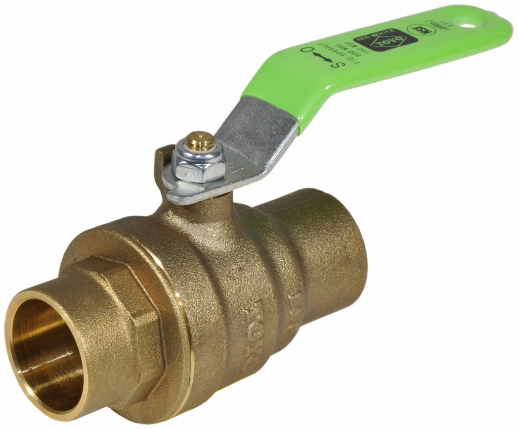 004-13302 RED-WHITE 5049A-LF 2 600WOG BRS-LF CXC FP BALL VALVE W/LVR